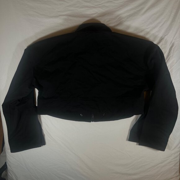 Lululemon Women’s Jacket Glyde 2 in 1 Adaptable Convertible Black SZ Small Crop - Picture 8 of 16